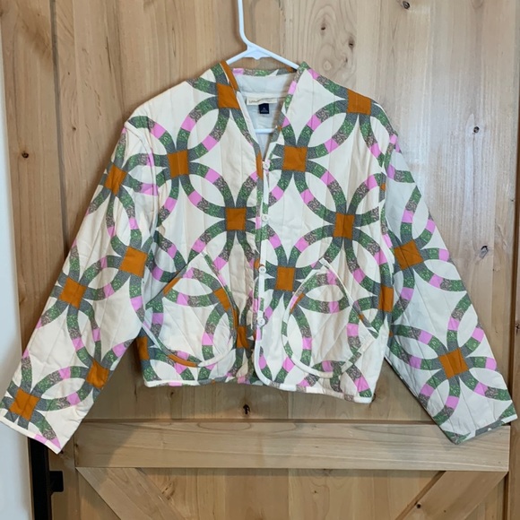 Universal Thread Jackets & Blazers - Universal Thread pink/green quilted look, boxy, cropped jacket size XS